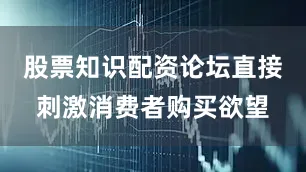 股票知识配资论坛直接刺激消费者购买欲望