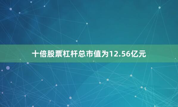 十倍股票杠杆总市值为12.56亿元