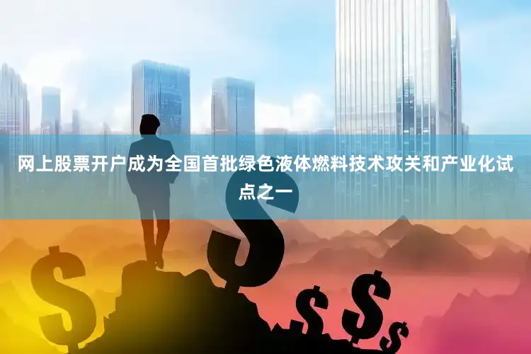 网上股票开户成为全国首批绿色液体燃料技术攻关和产业化试点之一
